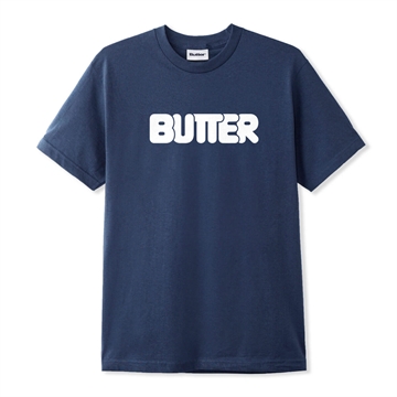 Butter Goods T-shirt Rounded Logo Denim